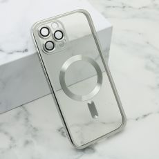 Maska Camera Protect MagSafe za iPhone 12 Pro Max, srebrna
