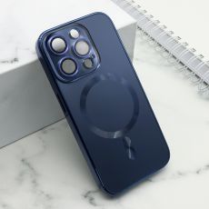 Futrola Elegant Metal Magsafe za iPhone 15 Pro, plava
