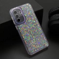 Maska za Samsung Galaxy A56 5G ljubičasta CRYSTAL GLOW