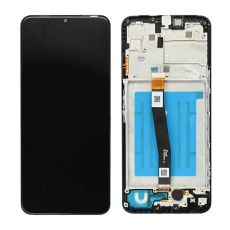 LCD za Samsung A226B/Galaxy A22 5G (GH81-20694A) + touch screen + frame Black FULL ORG-SP