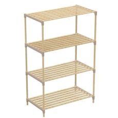 LEMON PLANET Drvena polica na 4 nivoa Fixwood