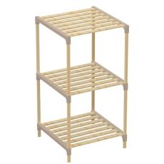 LEMON PLANET Drvena polica na 3 nivoa Fixwood