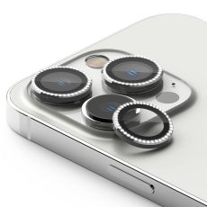 Zaštita za kameru Diamond za iPhone 15 Pro/iPhone 15 Pro Max, srebrna