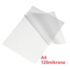 Folija za plastifikaciju A4 100listova 125mikrona (papir za laminaciju)