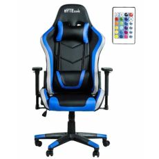 BYTEZONE Gaming stolica THUNDER crno/plava LED RGB