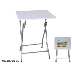 Sklopivi sto beli, 40 x 38 x 66 cm