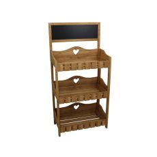 Baštenska polica sa tablom, 55 x 30 x 113 cm