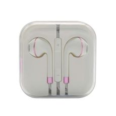 Slušalice za telefon 3.5mm, bela/roza