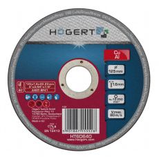 HOGERT Rezni disk za bakar aluminijum i druge neobojene metale 125 mm