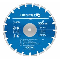 HOGERT Rezni segmentni dijamantski disk 125 mm laserski varen