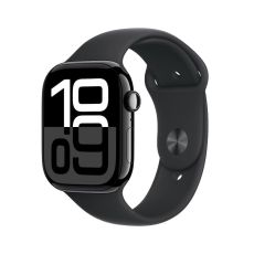 APPLE Pametni sat S10 GPS 42mm Jet Black Alu Case/Black Sport Band, M/L
