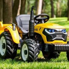 MKS Dečiji traktor sa prikolicom  – žuti
