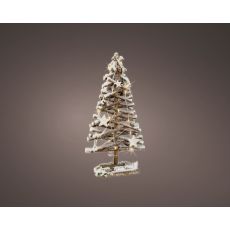 LUMINEO Dekorativna figura jelka 20 LED, ratan