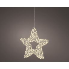 LUMINEO Dekorativna LED zvezda od metala, 38cm