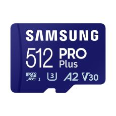 SAMSUNG Memorijska kartica PRO PLUS MicroSDXC 512GB U3 + SD Adapter MB-MD512SA