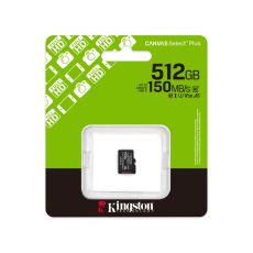 KINGSTON Memorijska kartica U3 V30 SDXC 512GB Canvas Select Plus G3 150R SDCS3/512GBSP