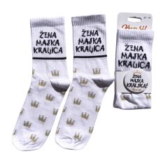 KEVA SI Čarape zena majka kraljica 3741 W