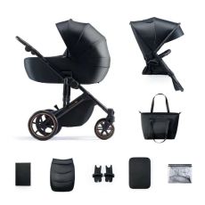 KINDERKRAFT Kolica za bebe 2u1 Prime 2, crna