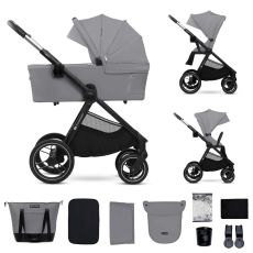 KINDERKRAFT Kolica za bebe Nea 2 2u1, siva