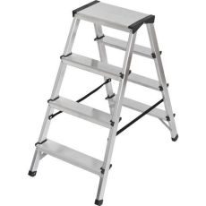 eHomeStorage Merdevine aluminijumske, dvostrane, 4 gazišta