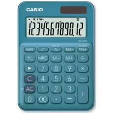 CASIO Kalkulator stoni, 12 mesta, plavi MS20