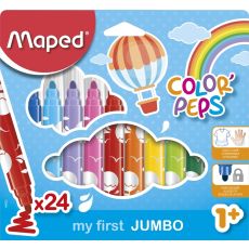 MAPED Flomasteri Color Peps Maxy, set  1/24