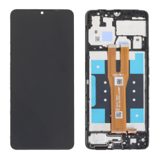 LCD za Samsung A06/ A065 + Touch Screen crni WITH FRAME FULL ORG (China)