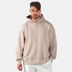 Mafimi Muški duks oversize Svetlo braon B.Hoody Organic