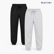 Mafimi Set trenerke - Crna-Pepeljasta