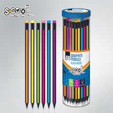 S-COOL Grafitna olovka Neon sc007