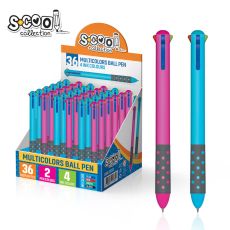 S-COOL Hemijska olovka Multicolors SC332, set 1/36