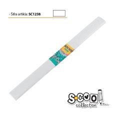 S-COOL Krep papir, beli sc1238