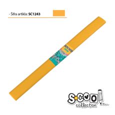 S-COOL Krep papir, tamno žuti sc1243