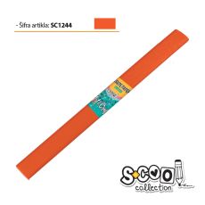 S-COOL Krep papir, narandžasti sc1244