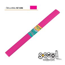 S-COOL Krep papir, svetlo rozi, sc1246