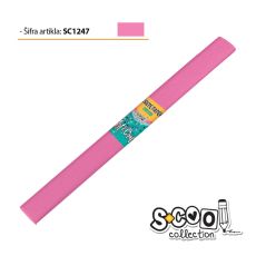 S-COOL Krep papir, roze sc1247