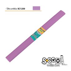 S-COOL Krep papir, svetlo ljubičasti sc1250