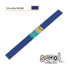 S-COOL Krep papir, plavi sc1251