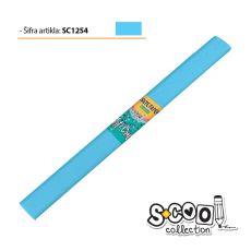 S-COOL Krep papir, svetlo plavi sc1254