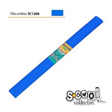 S-COOL Krep papir, neon plavi sc1268