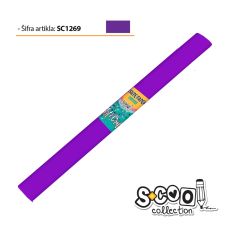 S-COOL Krep papir, neon ljubičasti sc1269