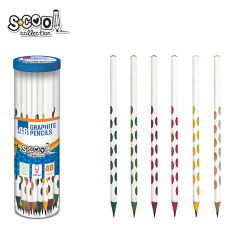 S-COOL Grafitna olovka White & dots SC1612, set 1/48
