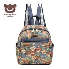 HENNY BEAR Ranac H-1172 green bear 25x15x31