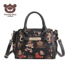 HENNY BEAR Tašna damska H-041 crown bear 32x16x21