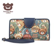 HENNY BEAR Novčanik damski hw-002 green bear 19x3x10