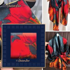 CHARMLINE EŠARPA U POKLON KUTIJI 85*180CM SATIN CL024