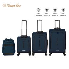SET KOFERA NAVY BLUE 4KOM CL025