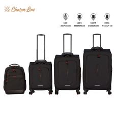 SET KOFERA BLACK 4KOM CL037