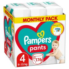 PAMPERS Pelene Pants Monthly pack S4 MSB 9-15 kg 176 kom.
