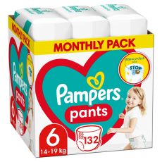 PAMPERS Pelene Pants Monthly pack S6 MSB 15+ kg 132 kom.